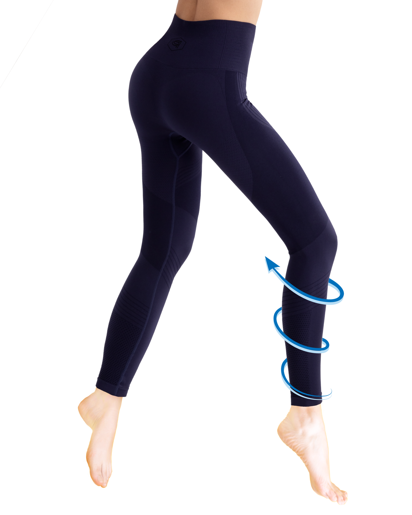 Graphene-Enhanced Thermal Recovery Compression Leggings for Women